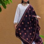 Black Woolen Dupatta