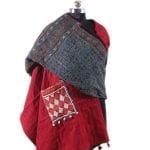 Red and Black with Pocket Dupatta