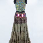 Gray Boho Top And Skirt