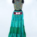 Sky Blue Boho Top And Skirt