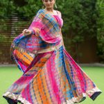 Multi color Chaniya choli